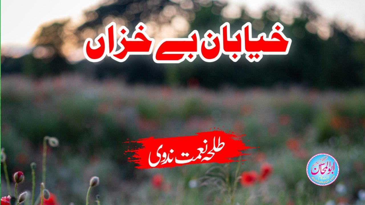 خیابان بے خزاں - طلحہ نعمت ندوی